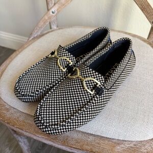 Rothy’s The Double Bit Driver classic micro check